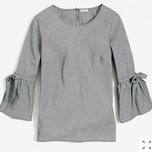 Jcrew bell sleeve blouse